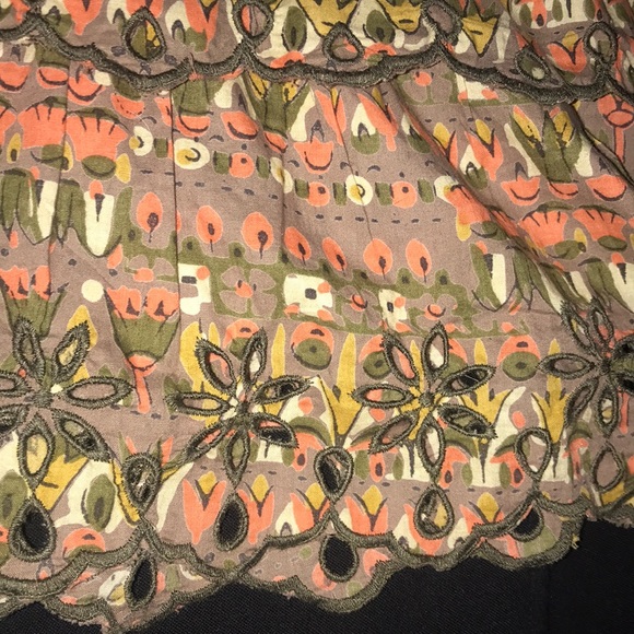 Anthro strapless top w peplum! Summer party ready - Picture 2 of 5